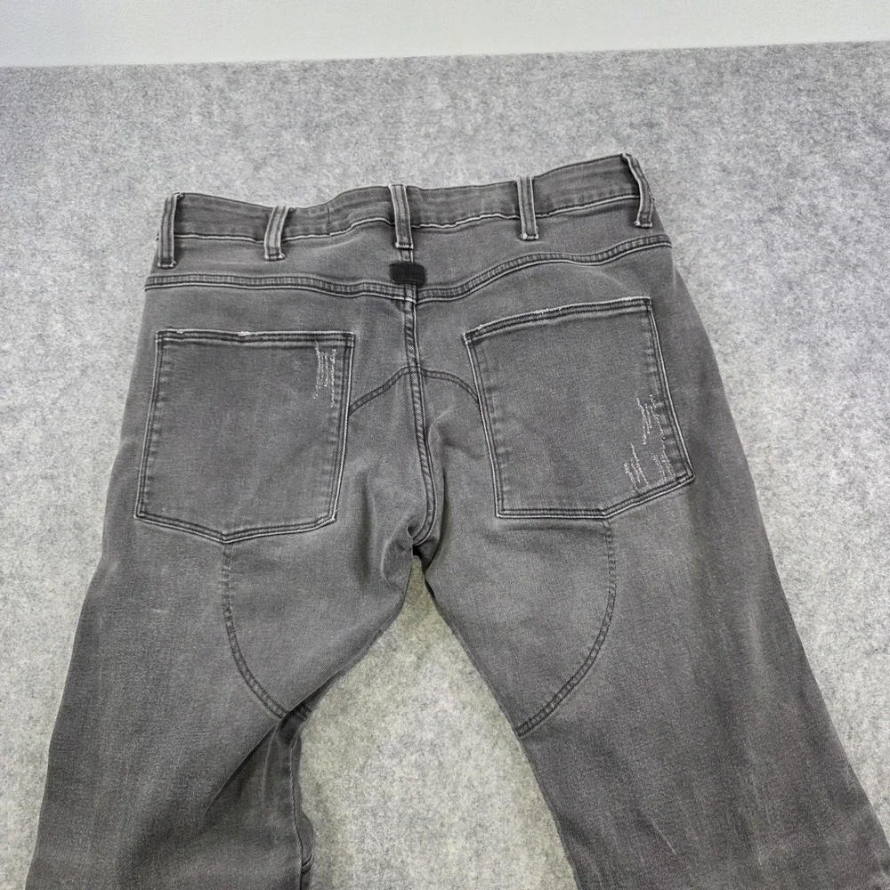 G-Star RAW Jeans Mens‎ 32x32 Gray 5620 Slim Tapered Restored Biker Denim